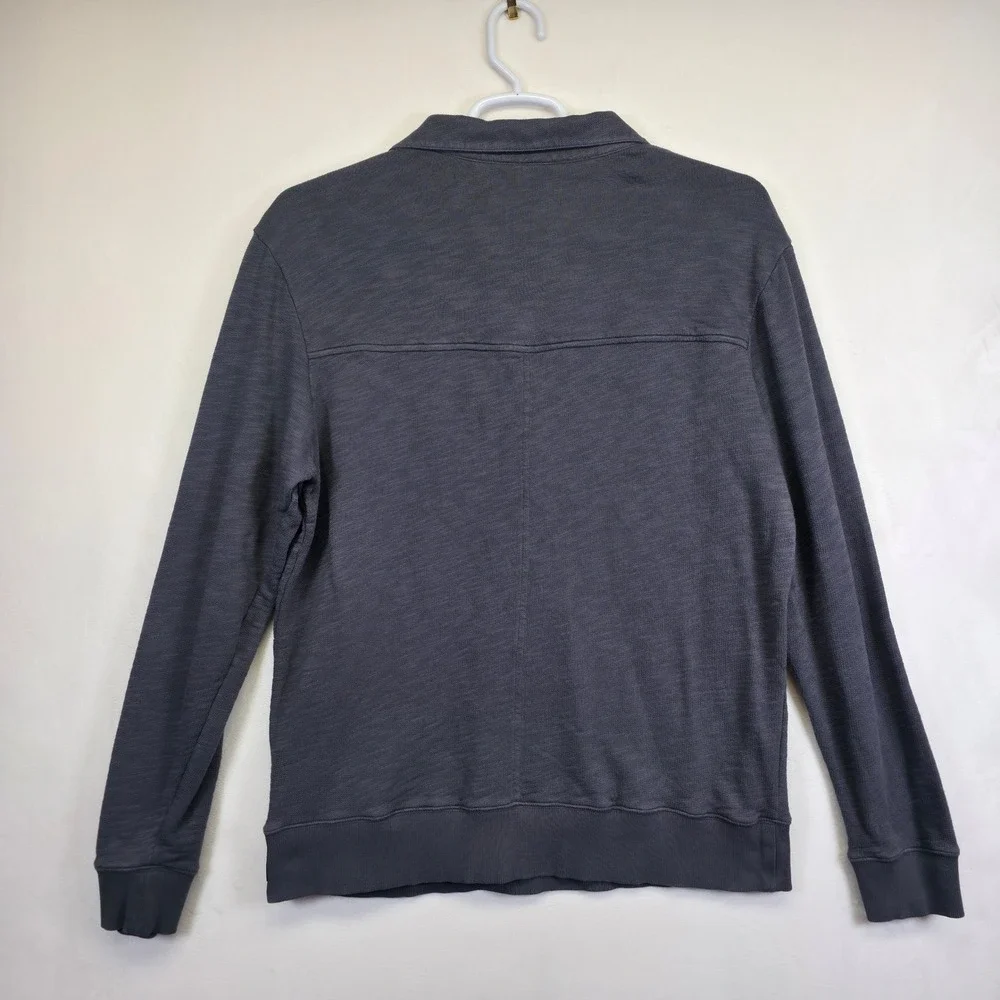 Good Man Brand Quarter Zip‎ Pullover Mens L Gray Minimalist Athleisure Preppy